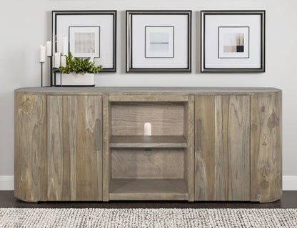 2 Door, TV Stand 80 - Ivory White