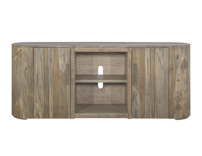 2 Door, TV Stand 80 - Ivory White