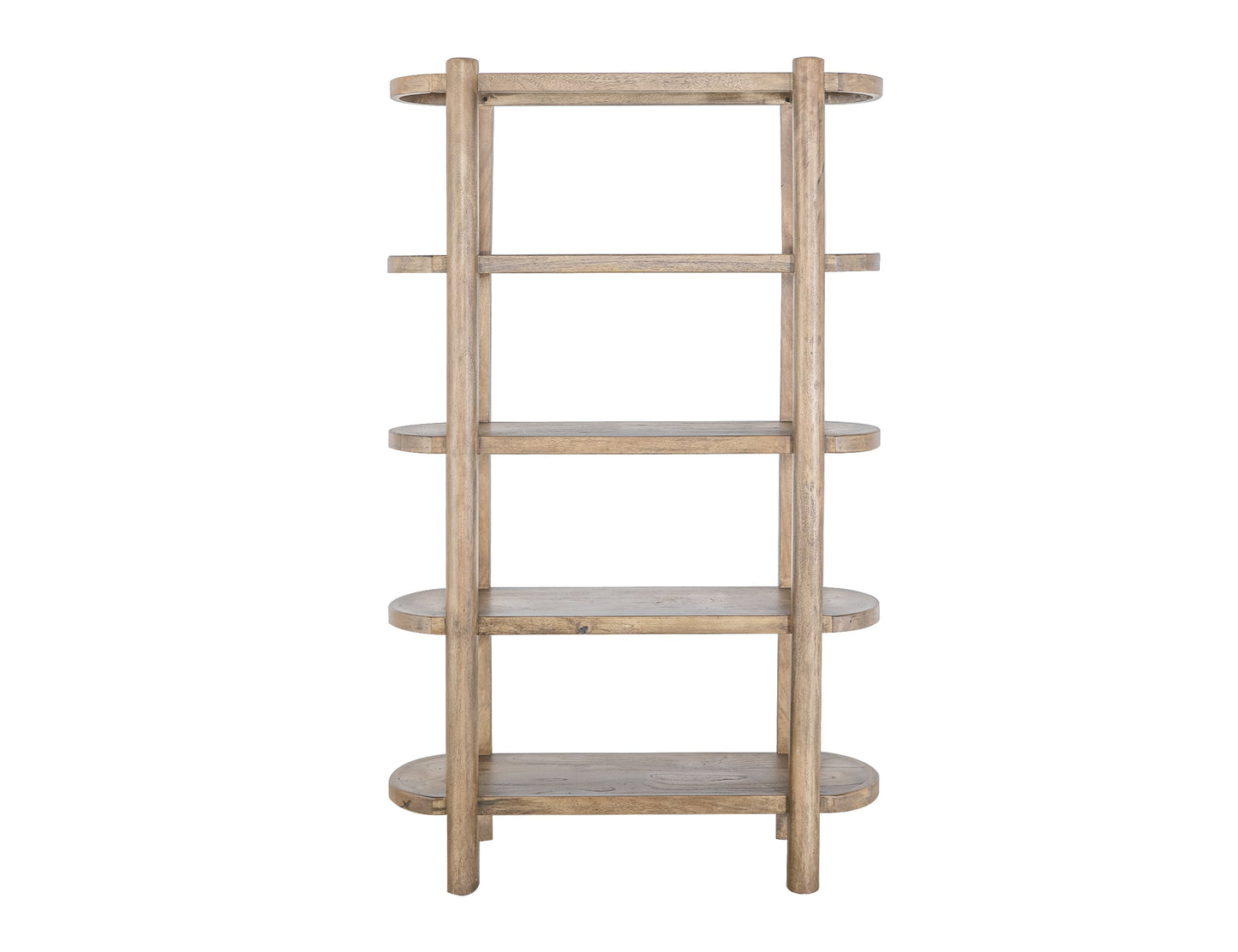 4 Shelves, Bookcase - Ivory White