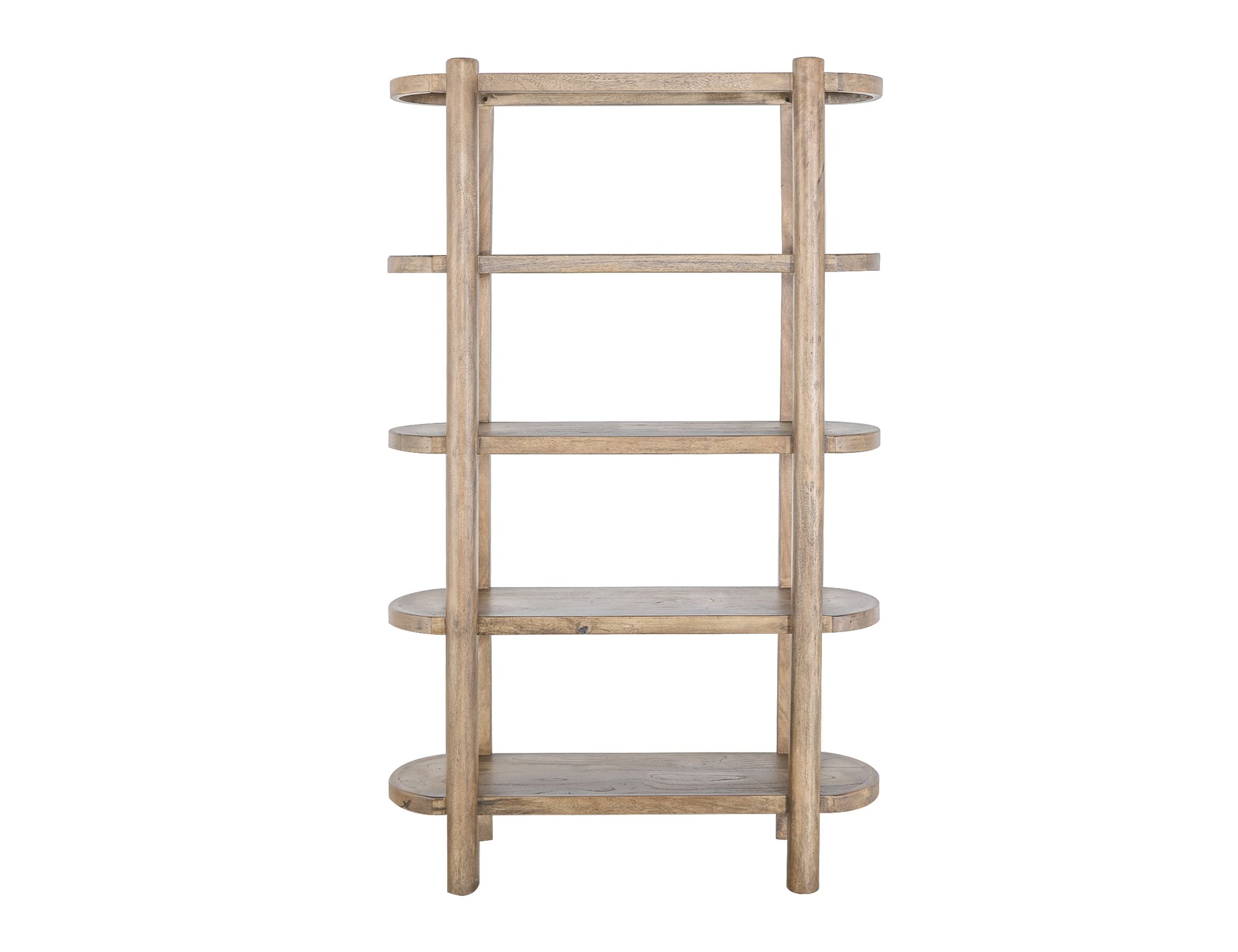 4 Shelves, Bookcase - Ivory White