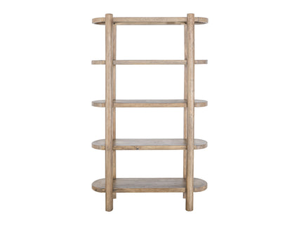 4 Shelves, Bookcase - Ivory White