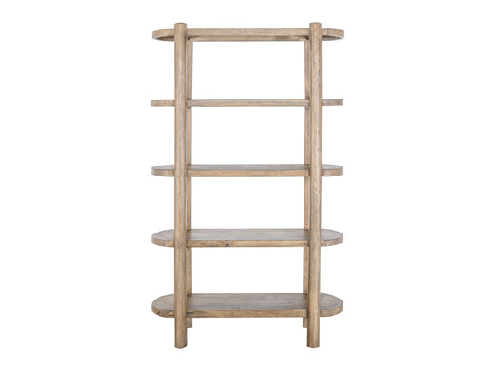 4 Shelves, Bookcase - Ivory White