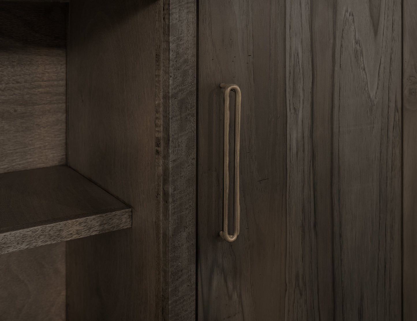 2 Door, TV Stand 80 - Oil Black