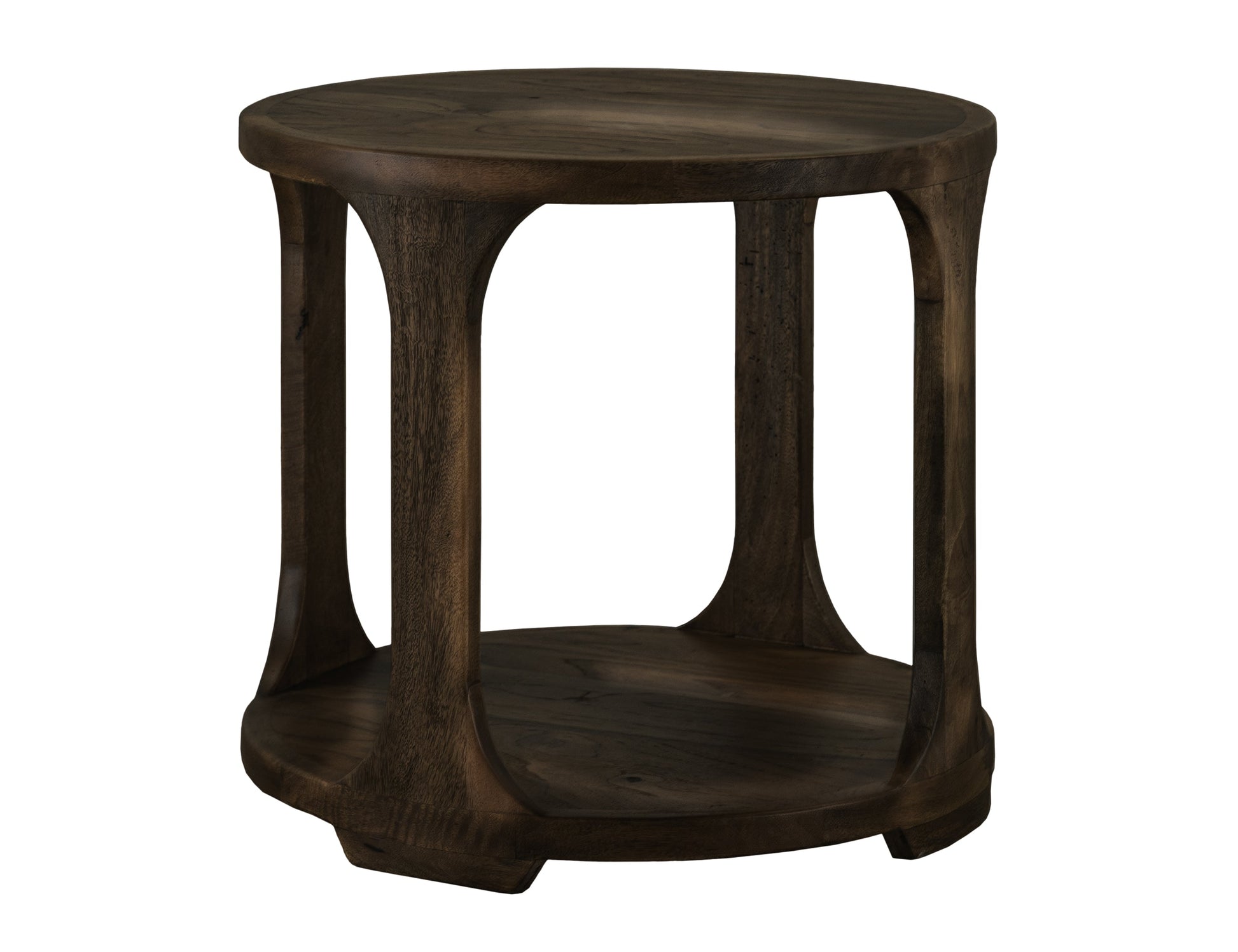 1 Shelf, End Table - Oil Black