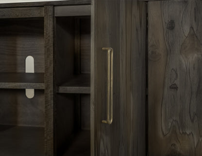 2 Door, TV Stand 80 - Oil Black