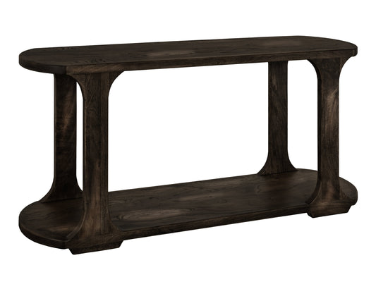 1 Shelf, Sofa Table - Oil Black