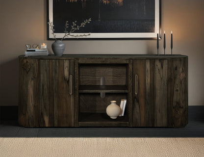 2 Door, TV Stand 80 - Oil Black