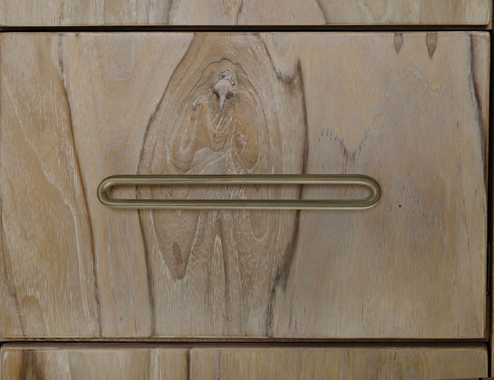 7 Drawer, Console - Ivory White