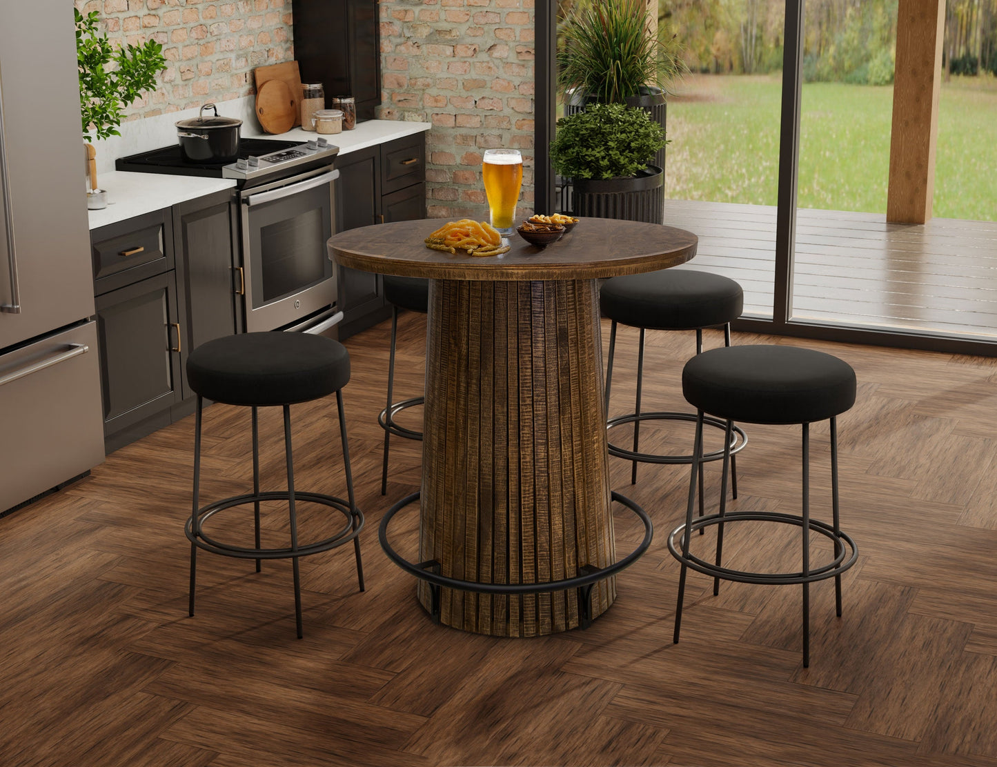 Bistro Table Top - Peanut Brown