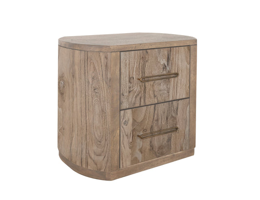 2 Drawer, Nightstand - Ivory White