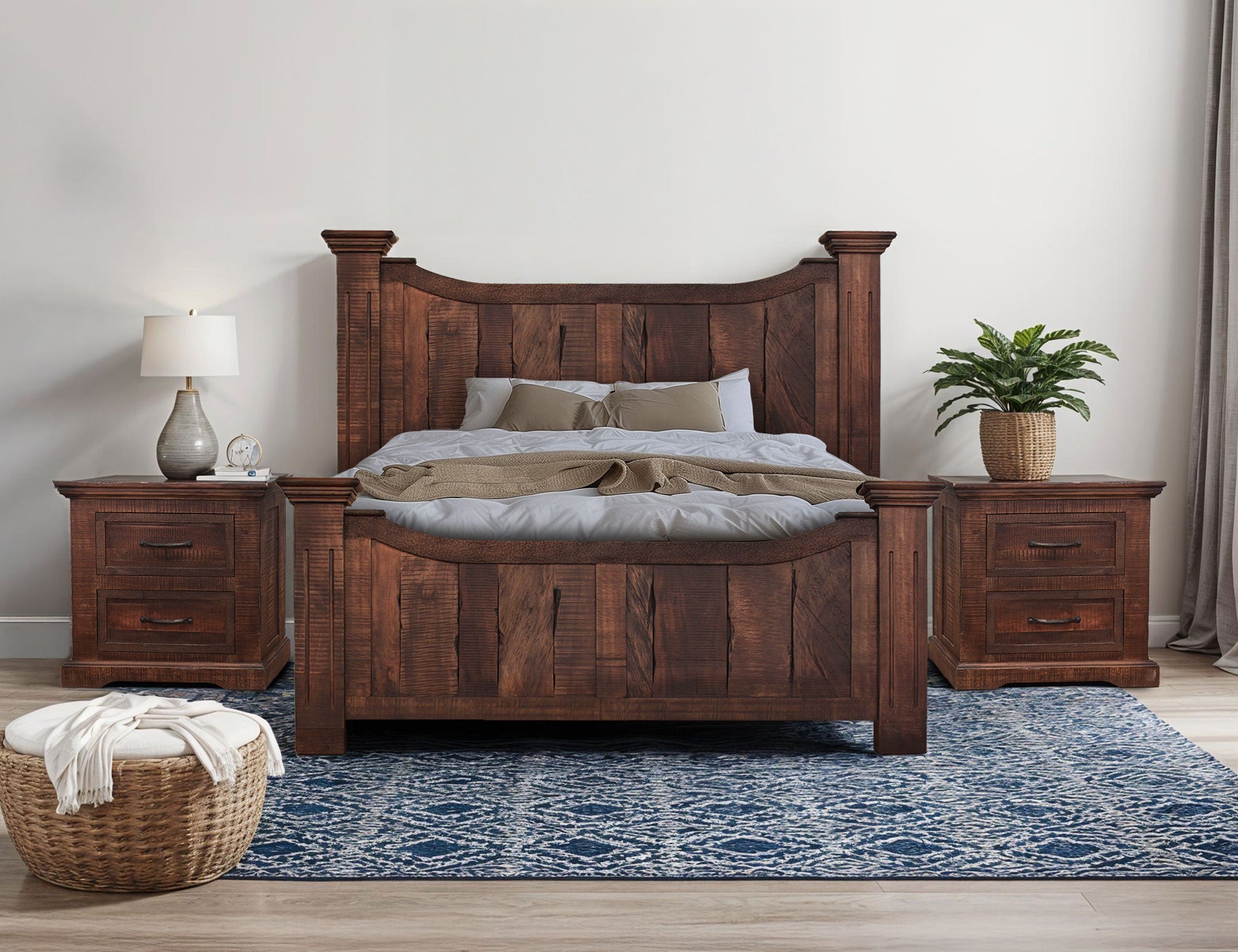 6/6 Footboard - Deep Brown