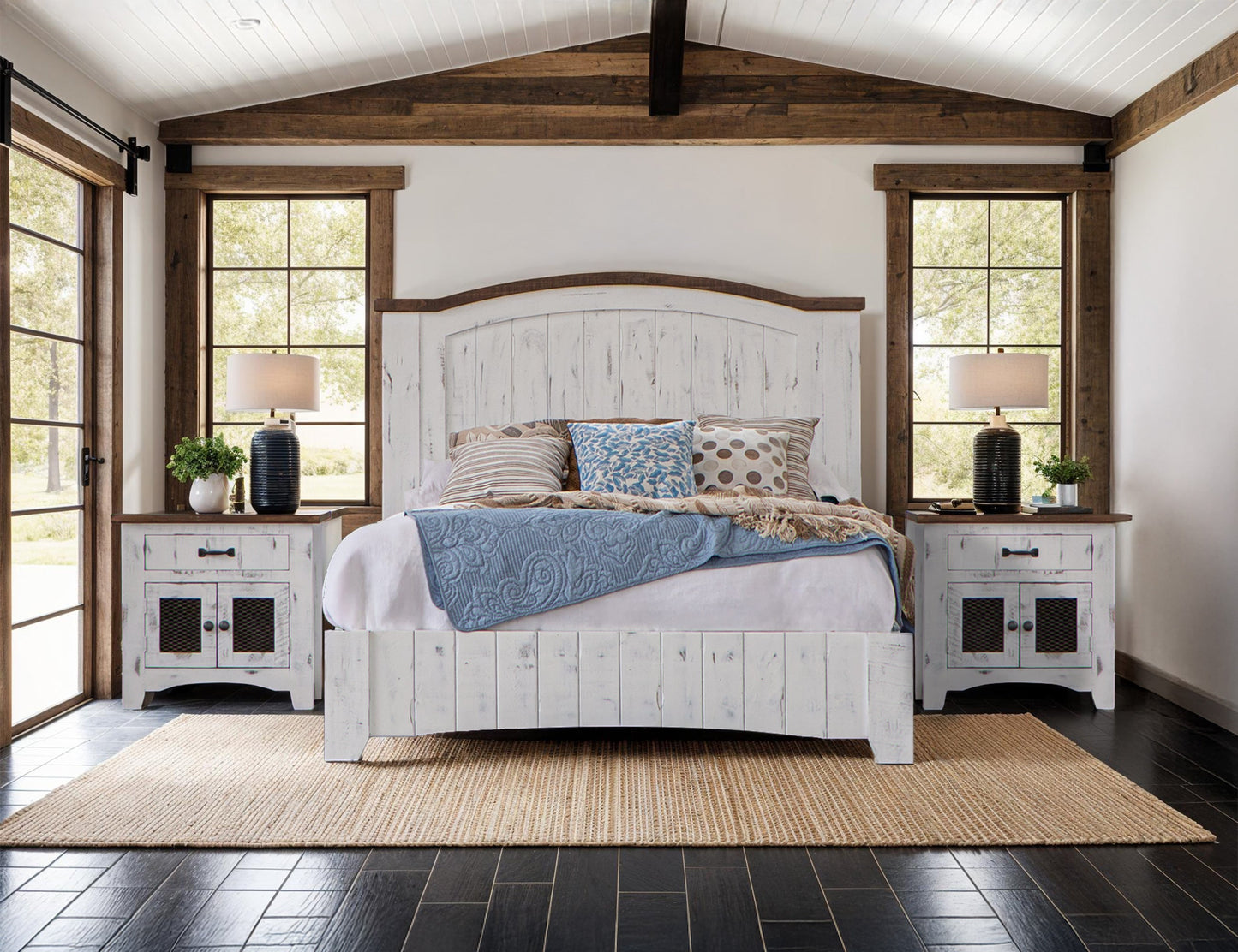 5/0 Platform - Antiqued White