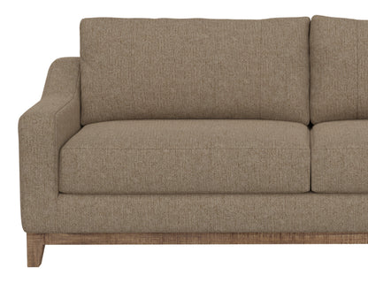Wooden Frame & Base, Sofa - Brown Camel