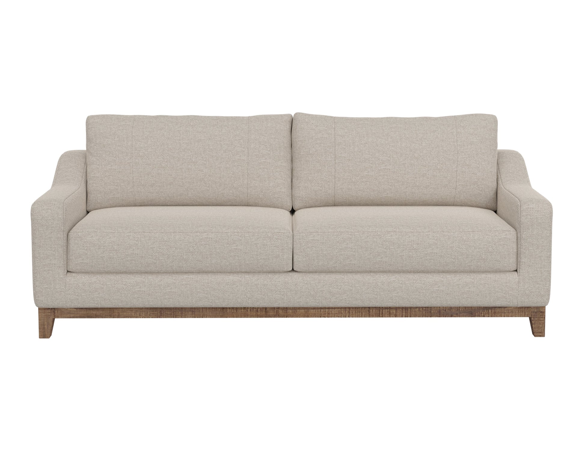 Wooden Frame & Base, Sofa - Agreeable Gray