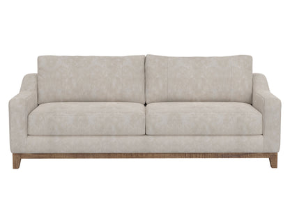 Wooden Frame & Base, Sofa - Ivory