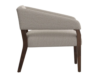 Wooden Frame, Armchair - Agreeable gray