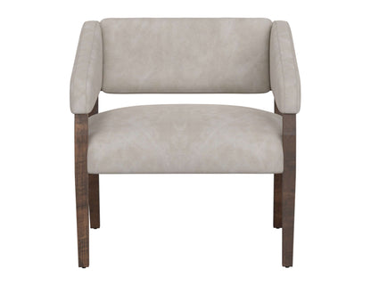 Wooden Frame, Armchair - Ivory