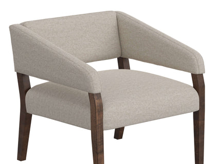 Wooden Frame, Armchair - Agreeable gray