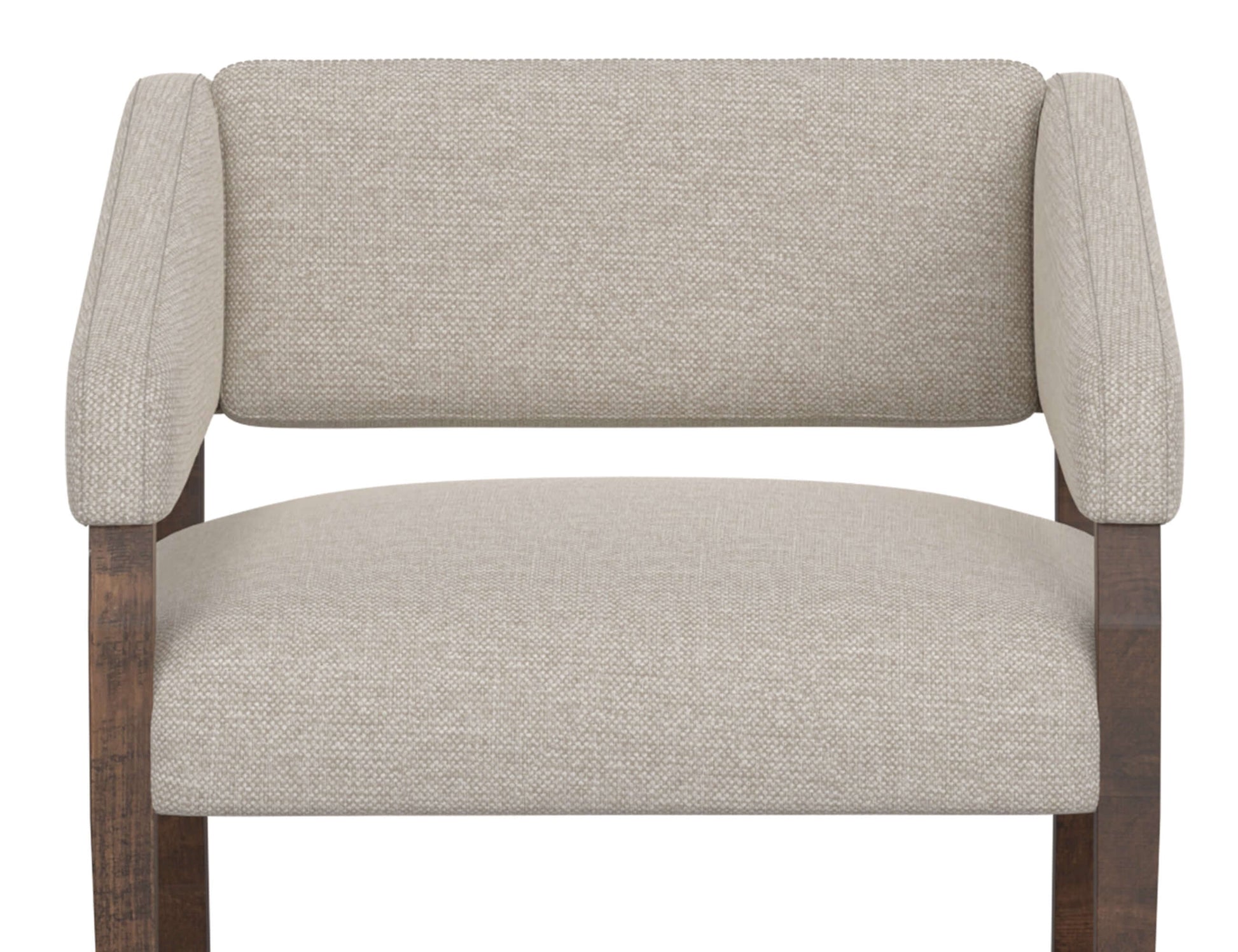 Wooden Frame, Armchair - Agreeable gray