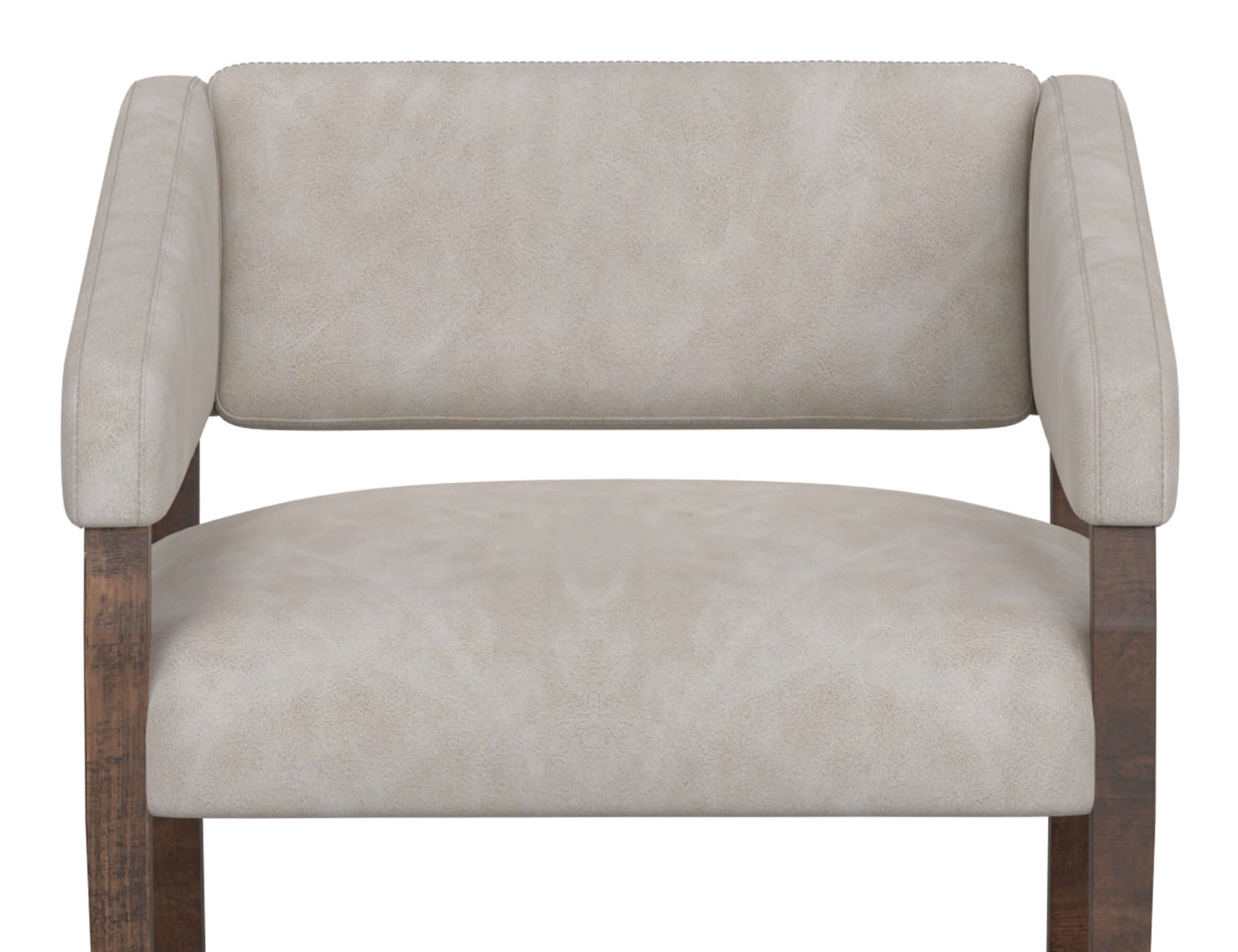 Wooden Frame, Armchair - Ivory
