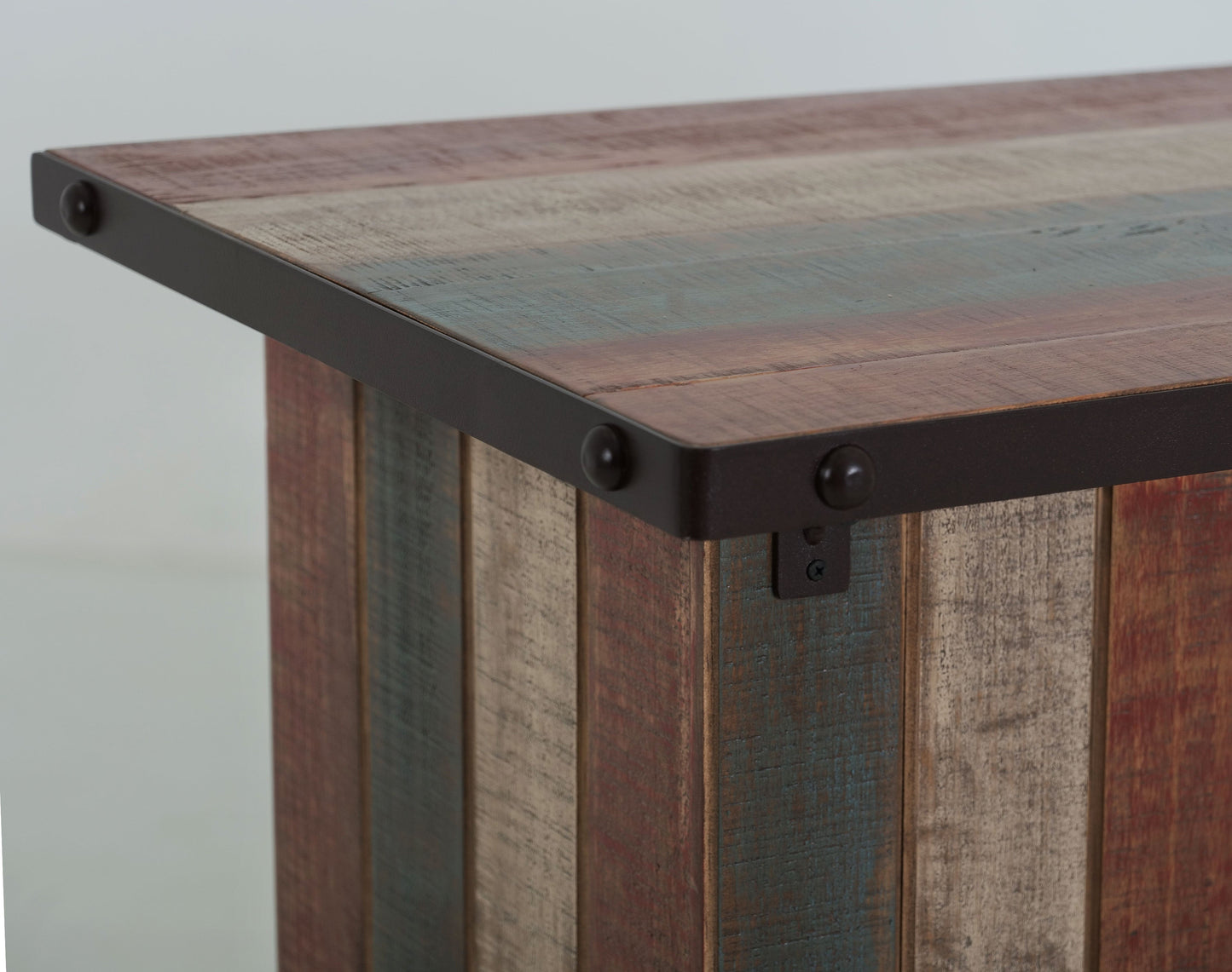 1 Drawer, 2 Door Bar - Multicolor