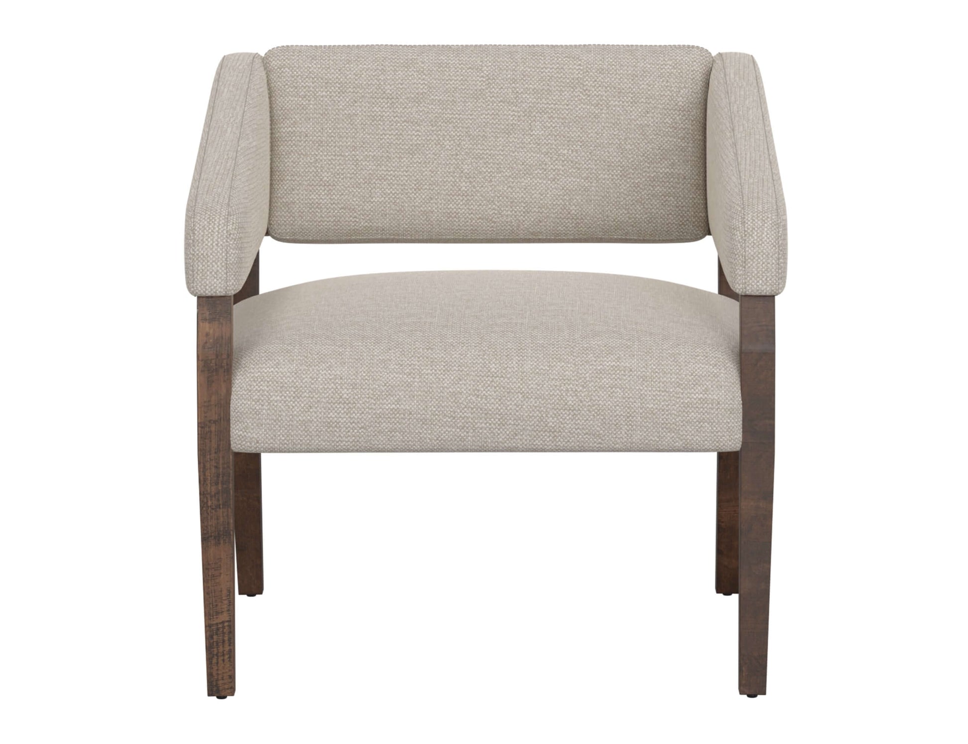 Wooden Frame, Armchair - Agreeable gray