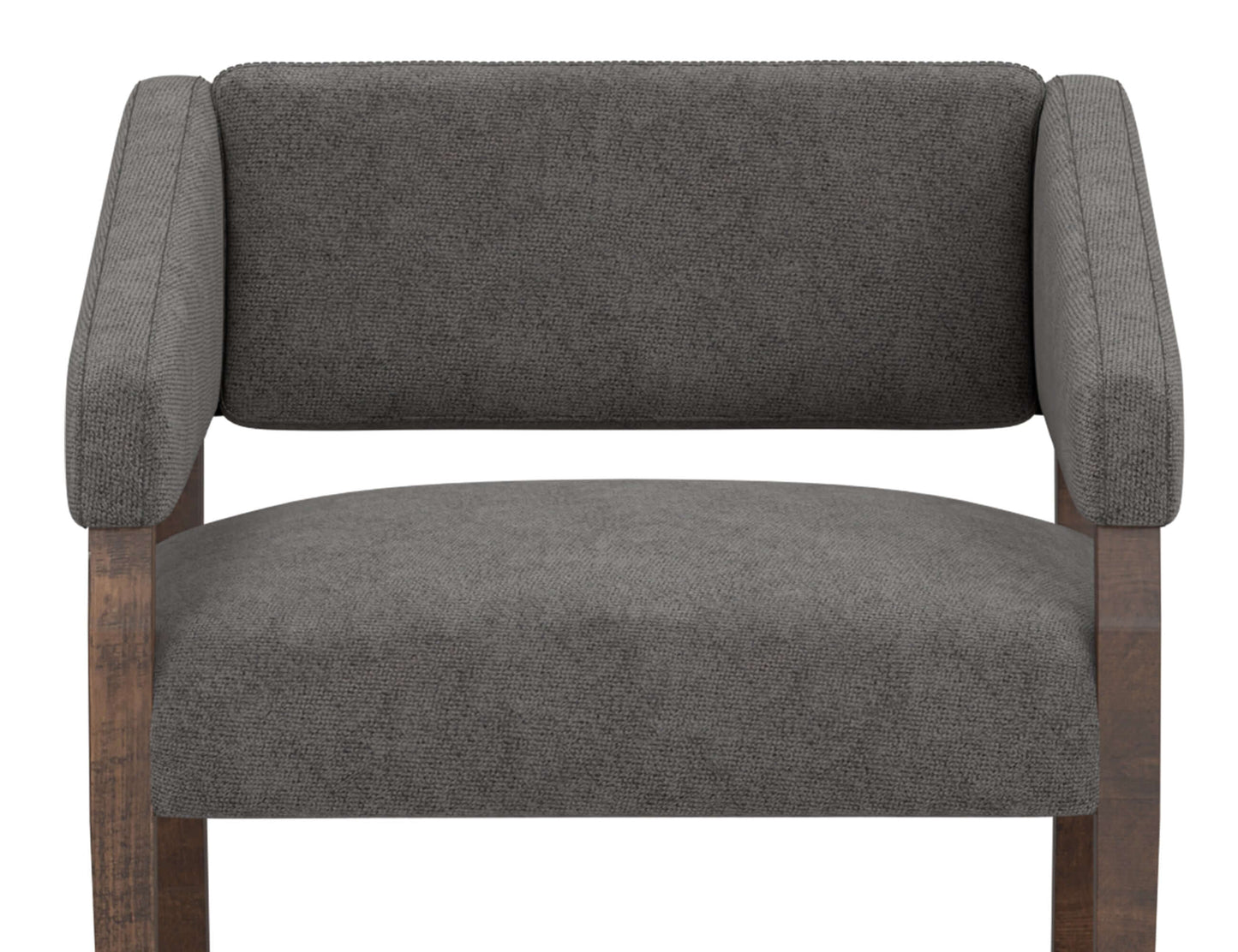 Wooden Frame, Armchair - Iron Gray