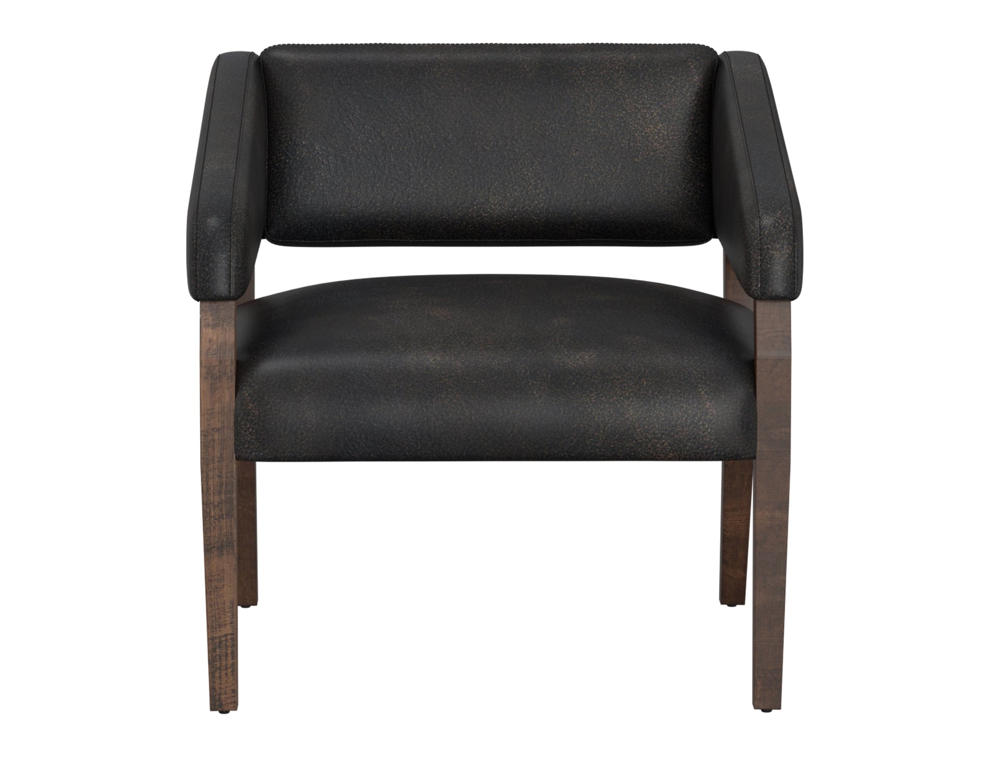 Wooden Frame, Armchair - Licorice Black