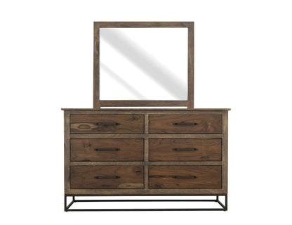 Mirror - Quartersawn Oak & Marooned Brown