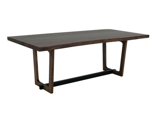 Dining Table Base - Pecan Brown