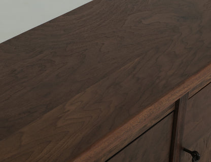 4 Drawer & 2 Door, Console - Peanut Brown