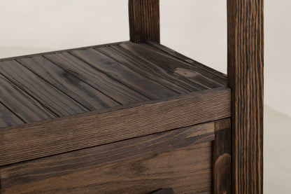 2 Drawer, Pier - Rookwood Brown