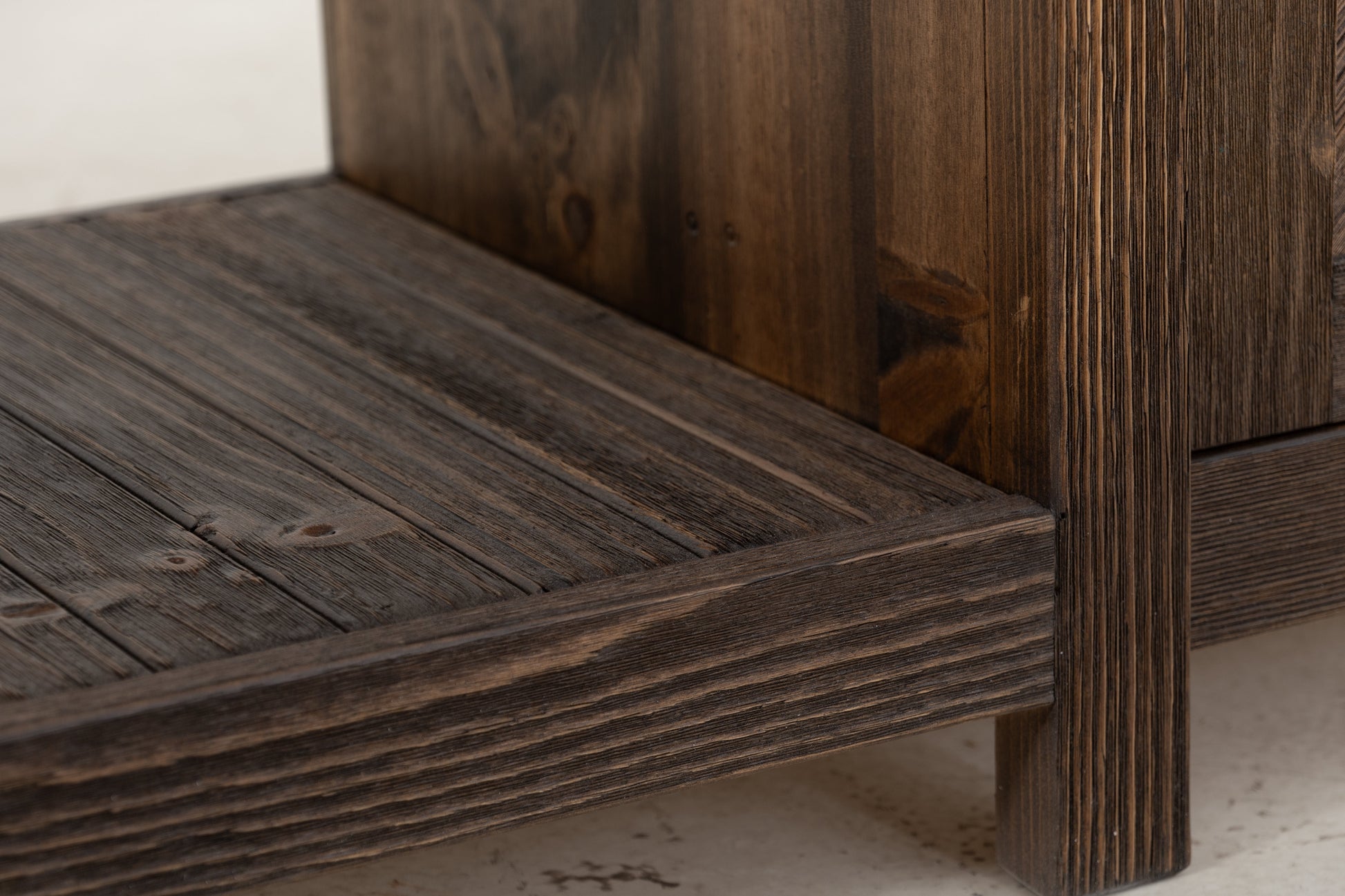 2 Drawer, 2 Door, TV Stand for electric fireplace - Rookwood Brown