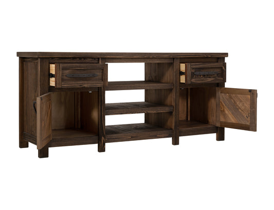 2 Drawer, 2 Door, TV Stand - Rookwood Brown