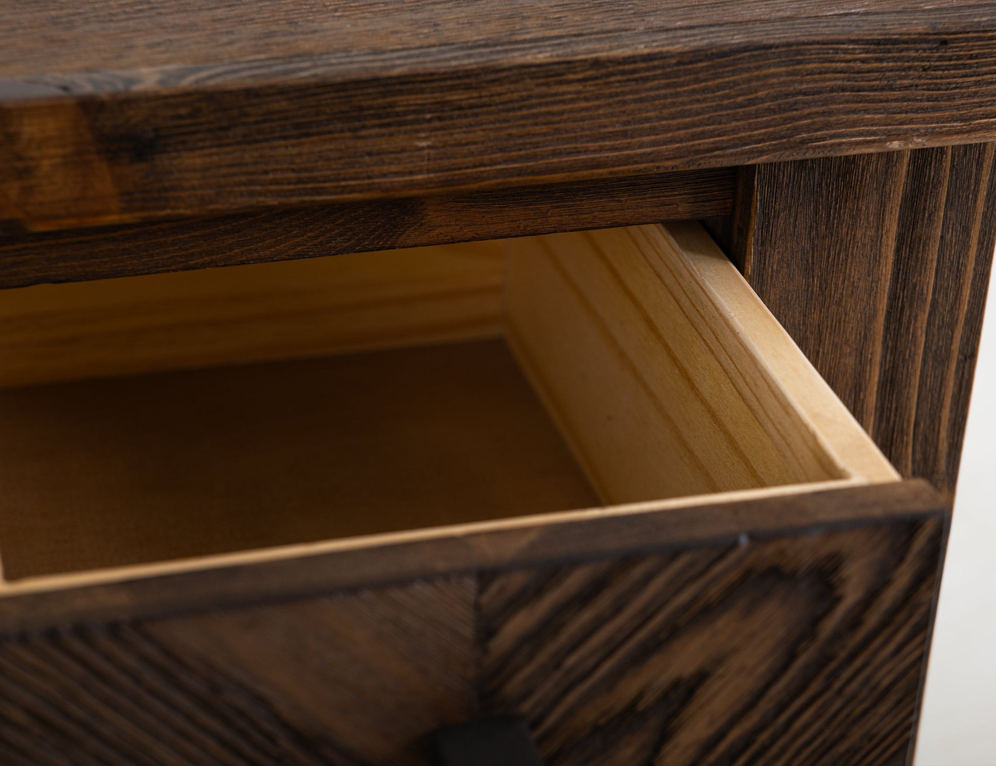 1 Drawer, Chairside Table - Caramel Brown