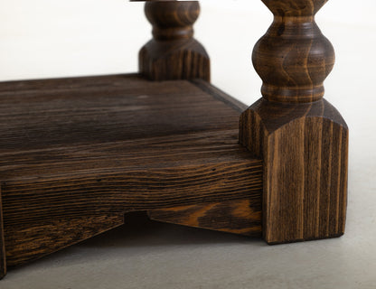1 Drawer, Chairside Table - Caramel Brown