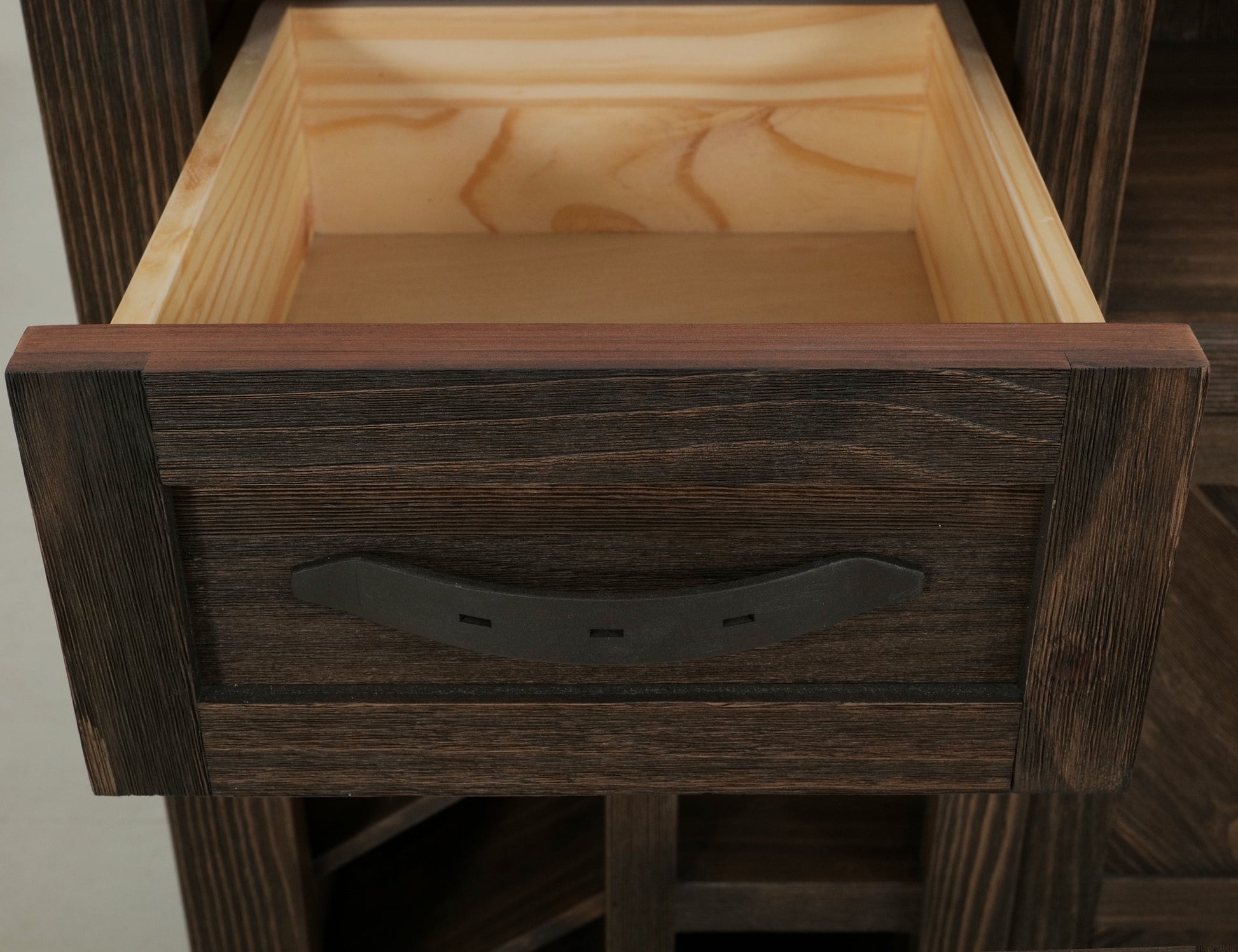 2 Drawer, 2 Door, Bar - Rookwood Brown