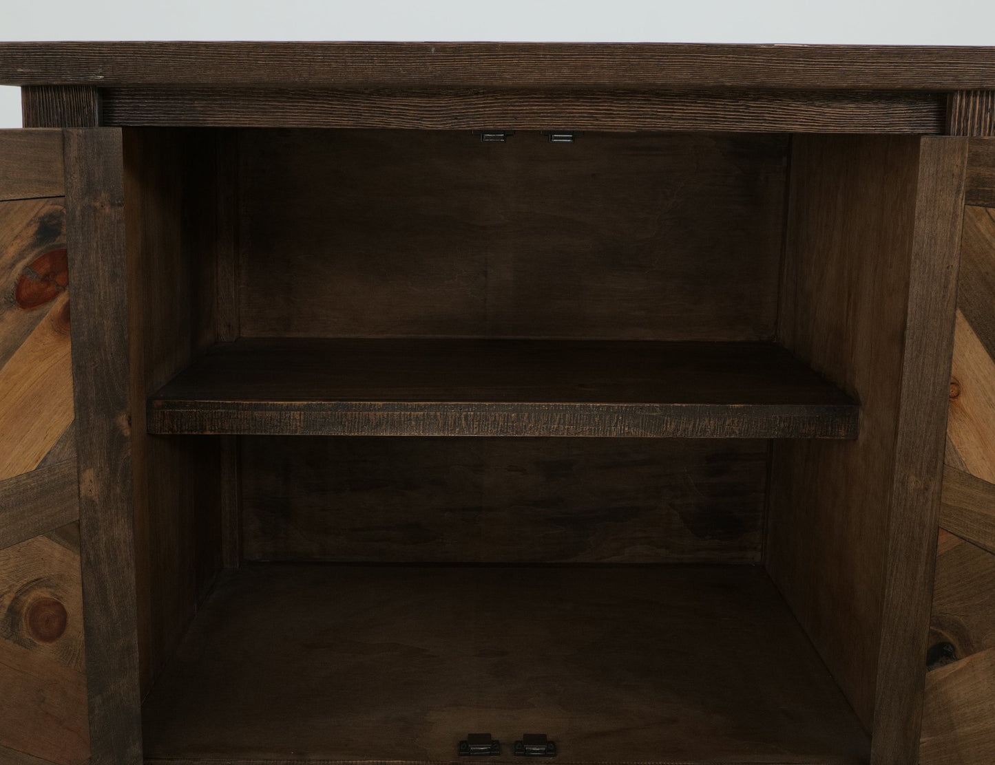 3 Drawer, 2 Door, Buffet - Rookwood Brown