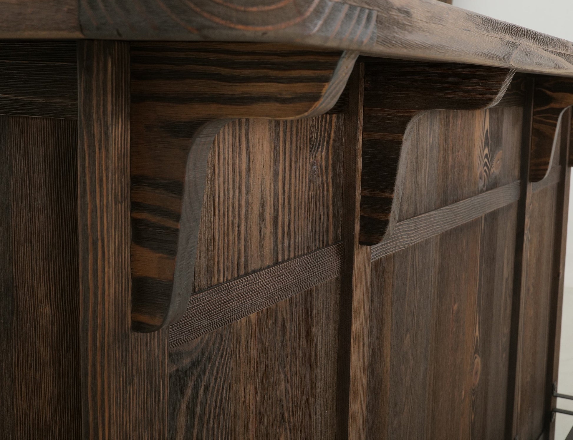 2 Drawer, 2 Door, Bar - Rookwood Brown