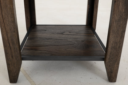 1 Drawer, 1 Shelf, Chairside Table - Oil Black