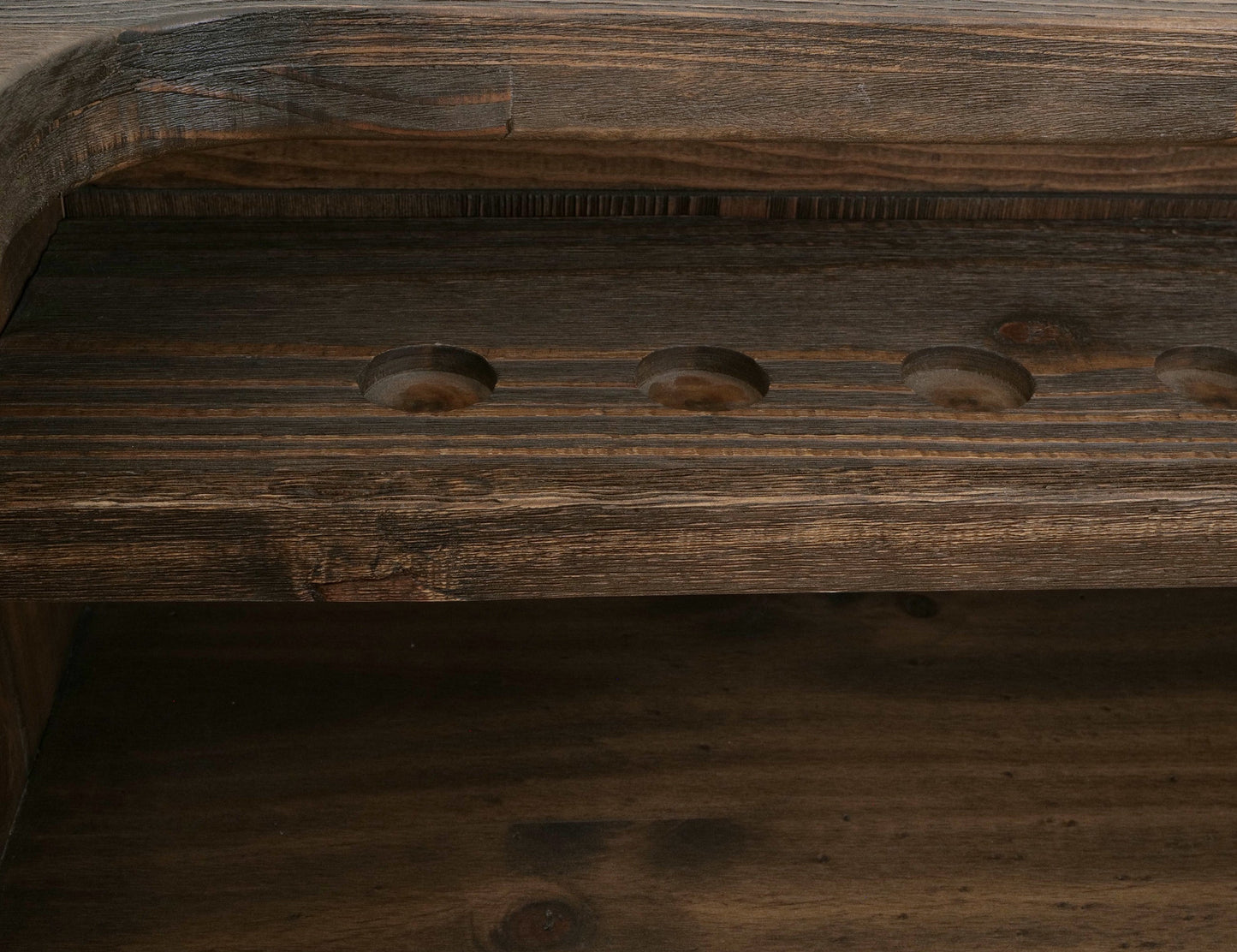 2 Drawer, 2 Door, Bar - Rookwood Brown