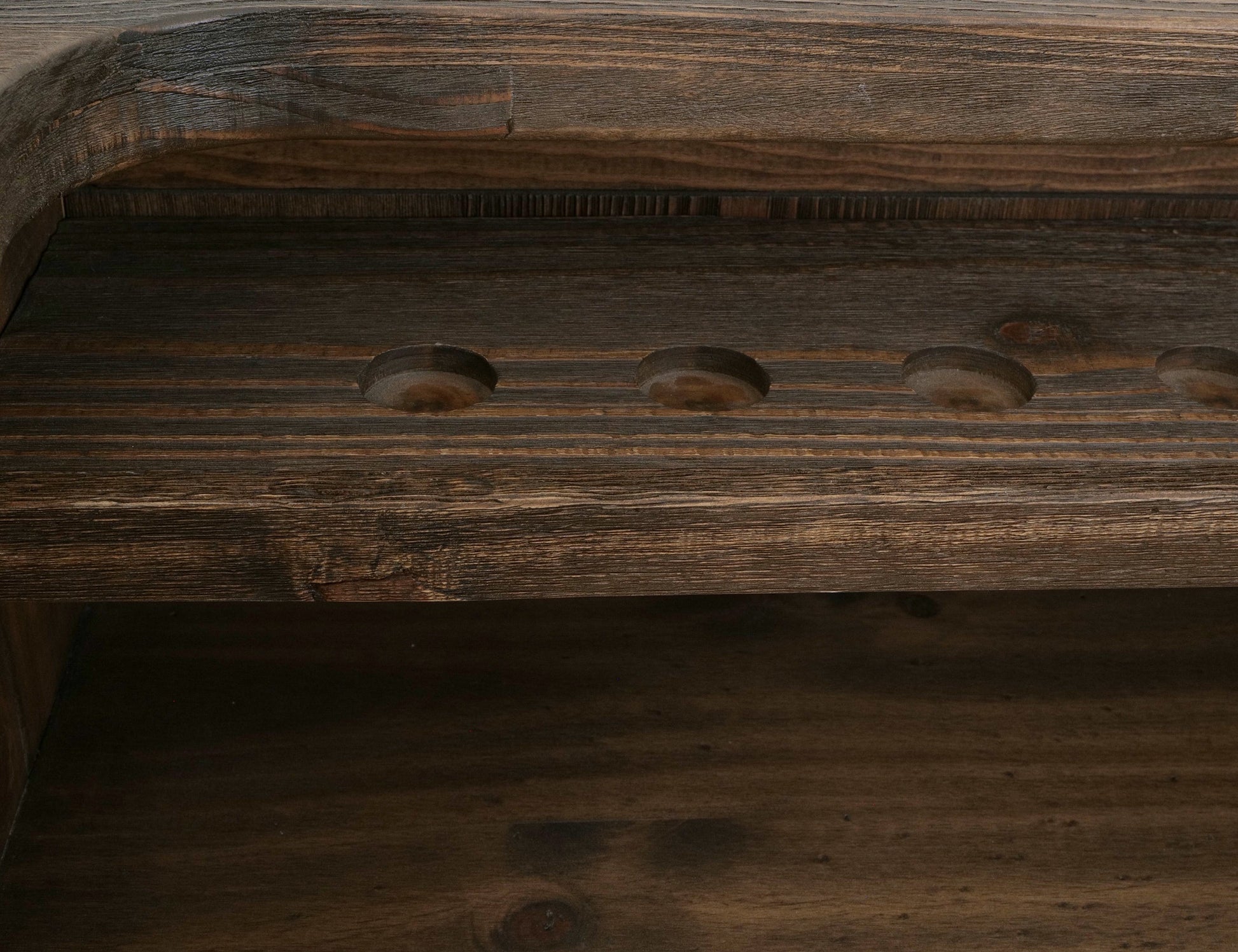 2 Drawer, 2 Door, Bar - Rookwood Brown
