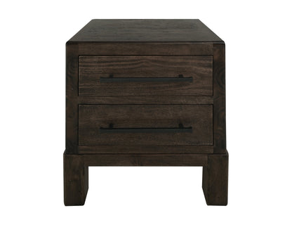 2 Drawer Nightstand - Ink Black