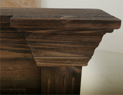 6/6 Eastern King Footboard - Mahogany Brown