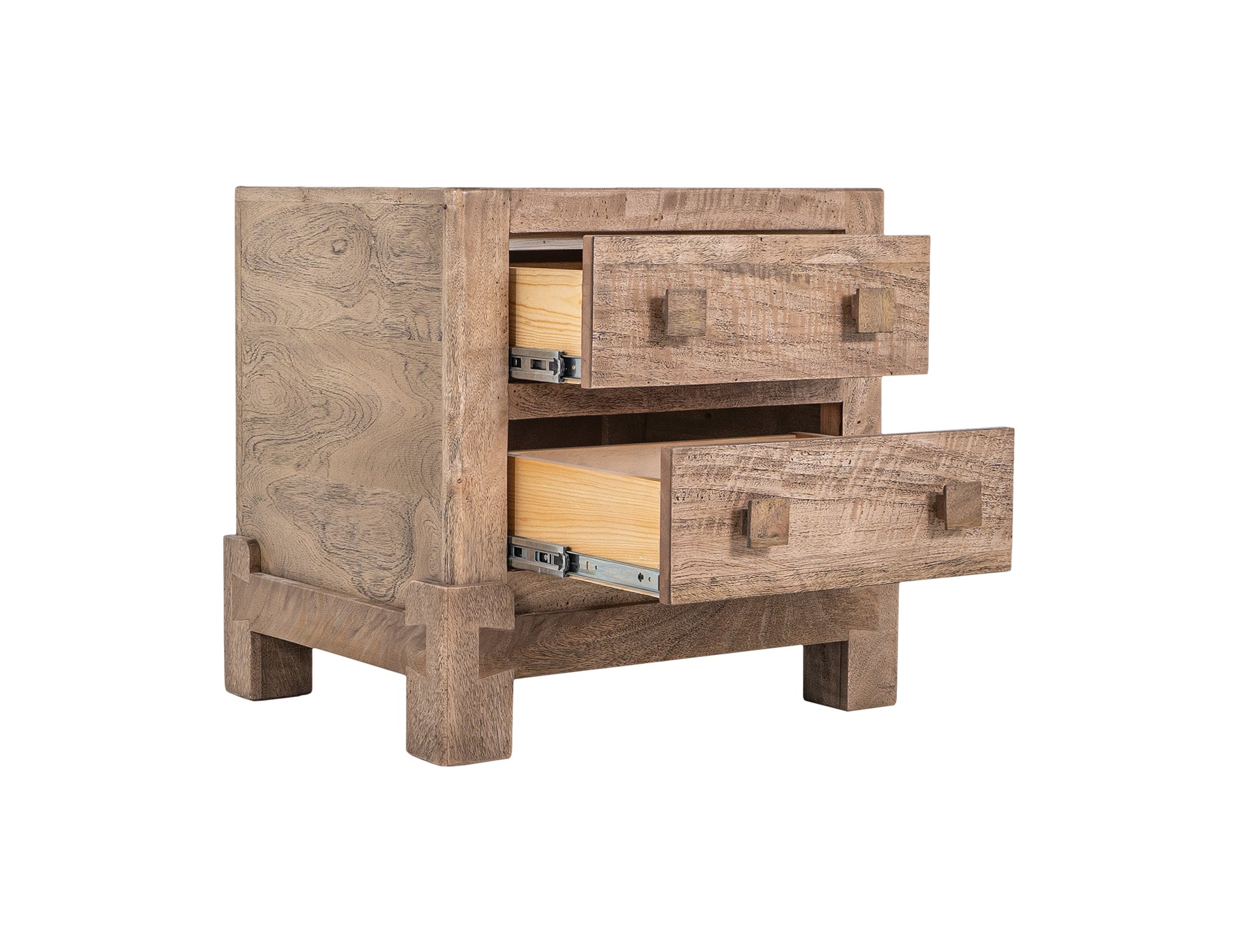 2 Drawer Nightstand - Desert Brown