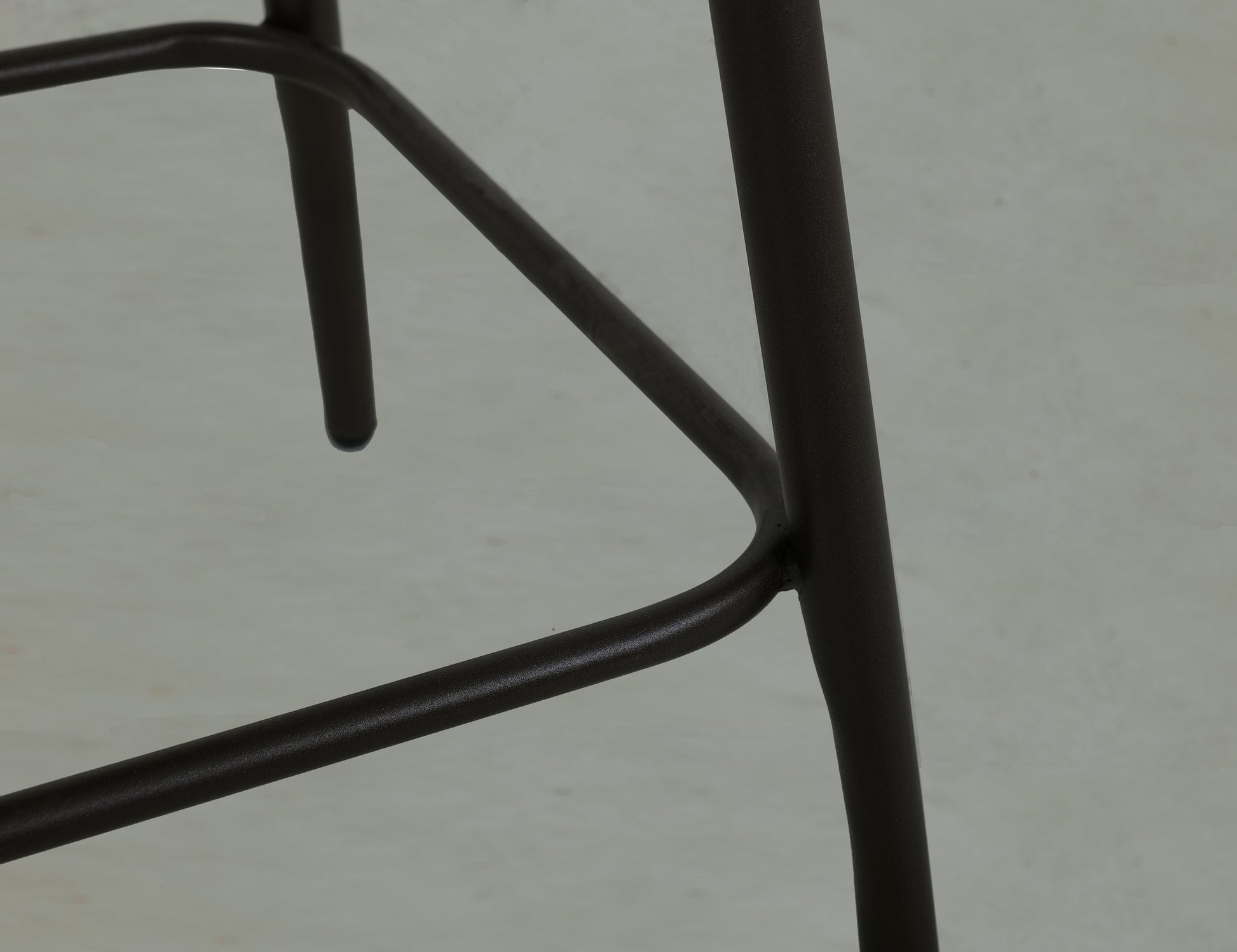 Upholstered Seat & Metal Frame Bar Stool, 24" - Caramel Color
