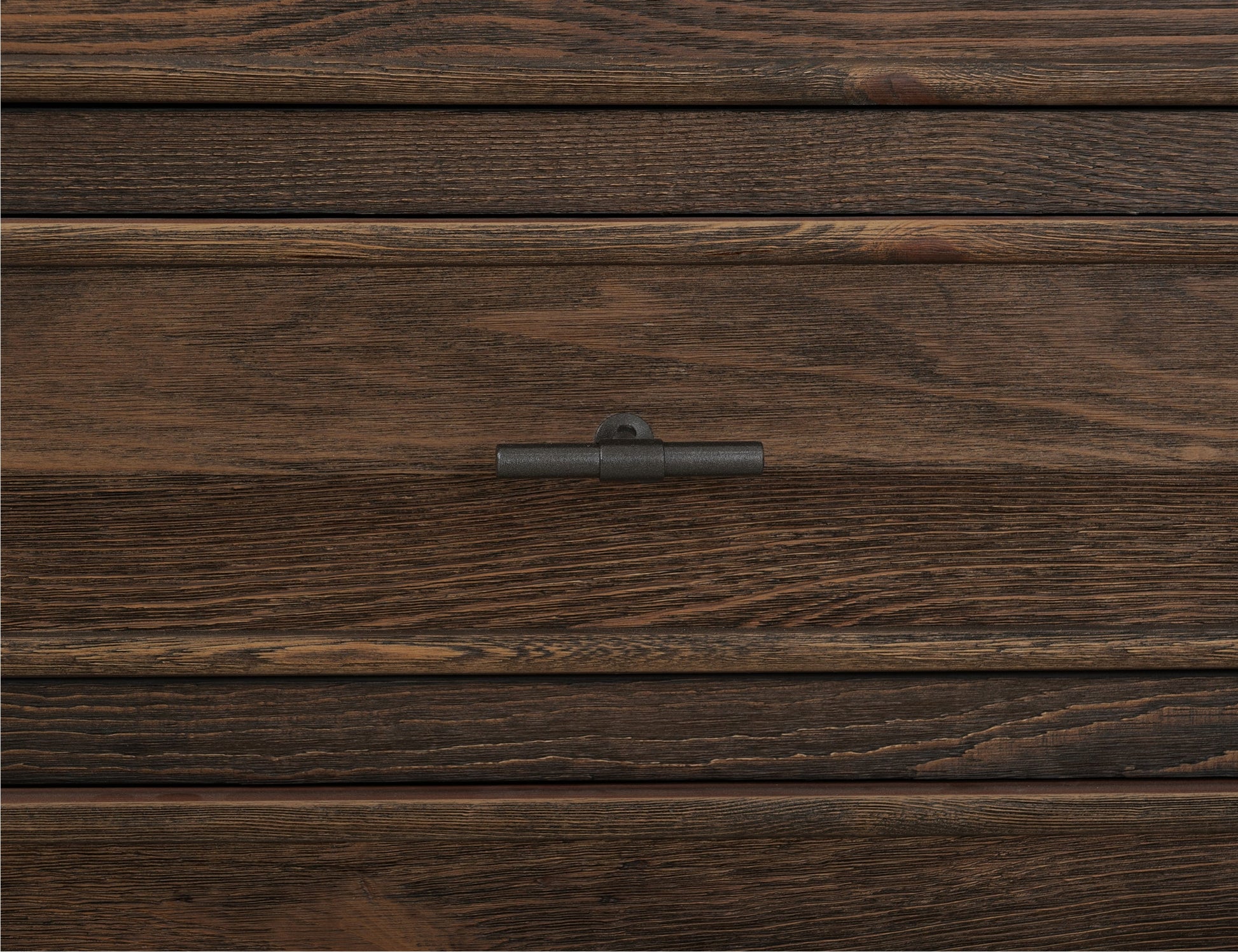 3 Drawer, Nightstand - Mahogany Brown