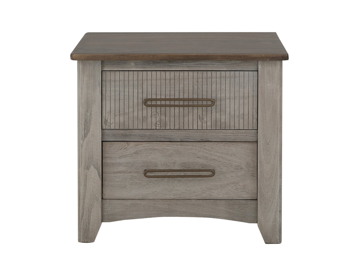 2 Drawer, Nightstand - Sand Brown