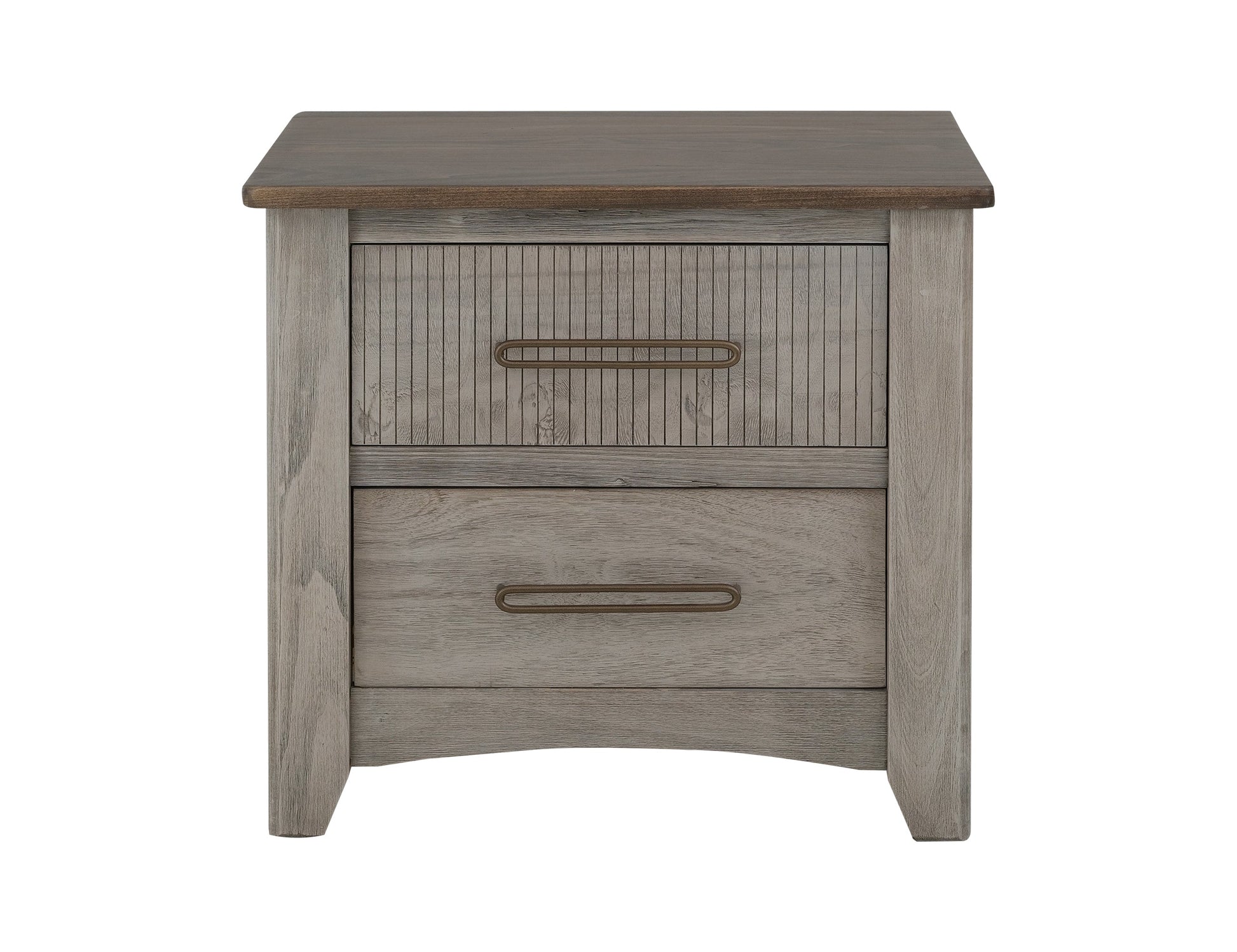 2 Drawer, Nightstand - Sand Brown