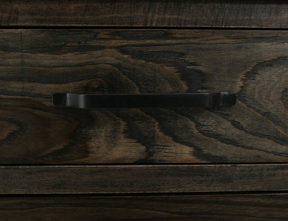 2 Drawer Nightstand - Oil Black